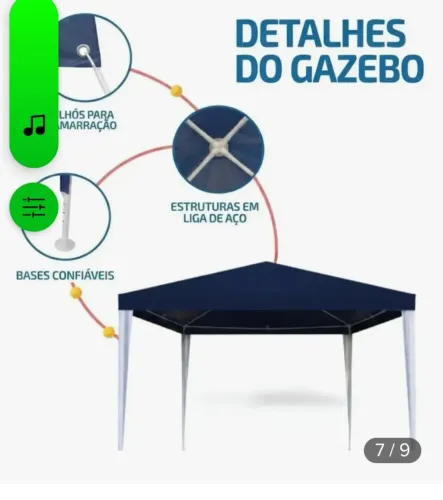 Vendo uma tenda 3x3 nova por 200 reais