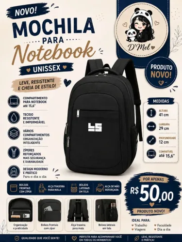 Mochila para Notebook