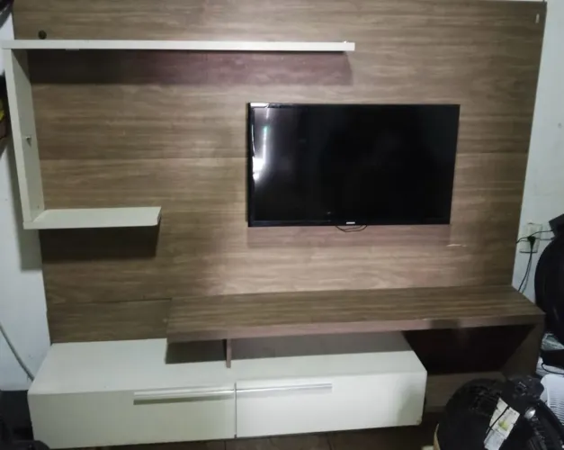 Painel de televisão grande