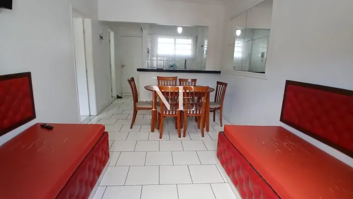 Apartamento para Venda em Guarujá, Pitangueiras, 1 dormitório, 2 banheiros, 1 vaga
