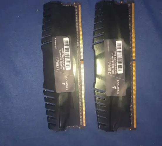 Memórias 2x8gb ddr4 rise mode 3200mhz