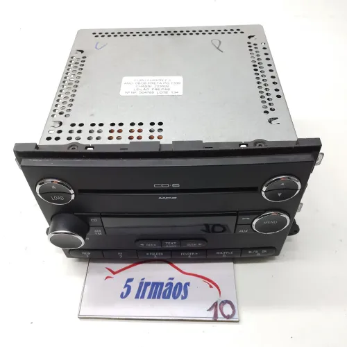 Rádio Cd Player Ford Fusion 2.3 2008 / 2009 Nº8e5t18c815db