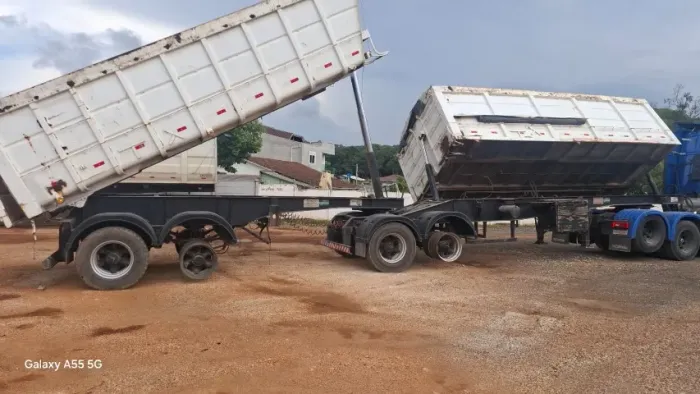 bi trem cacamba sr/pastre em bom estado s/pneus