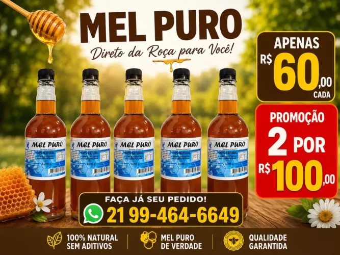 Mel puro orgânico