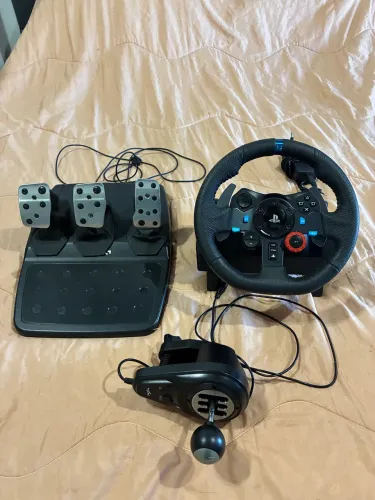 Volante G29 + Pedais + Câmbio H + Capa