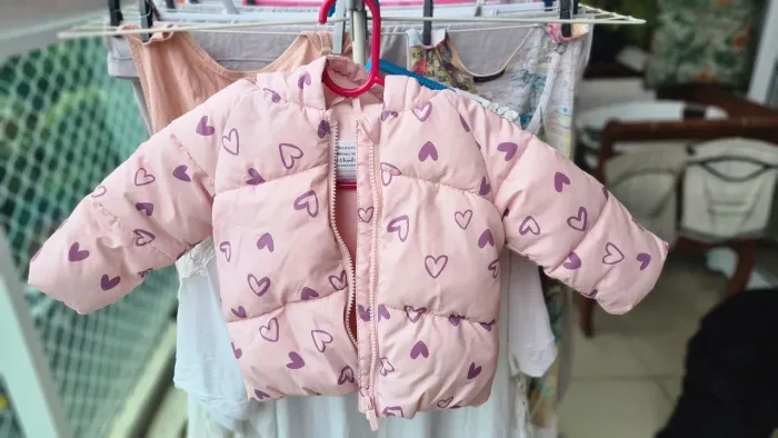 Casaco infantil feminino Primark 