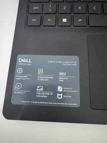 Notebook Dell Inspiron 15