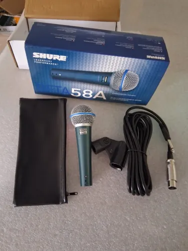 Microfone  beta 58a tão bom quanto o original