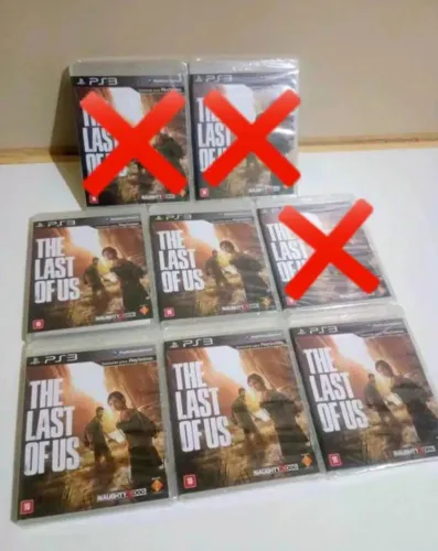 Jogos ps3 LACRADO original - LOTE 5 jogos The Last of Us - FAÇO OLX PAY !