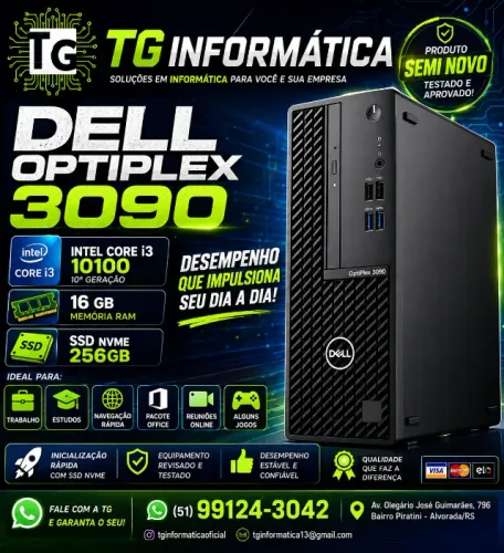 DELL OPTIPLEX 3090 - SEMINOVO | PRONTO PARA USO