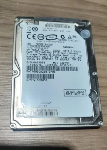 Hd 320Gb Hitachi Hts545032b9a300 5400rpm Sata 3.0Gb/s