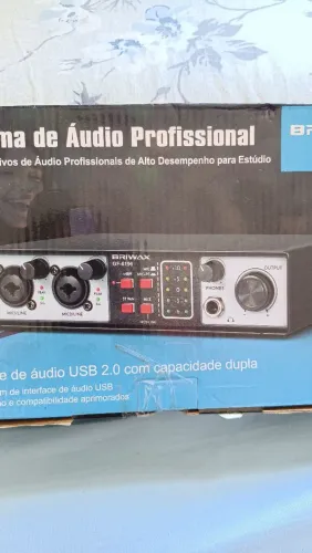 placa de áudio sistema de áudio profissional novo