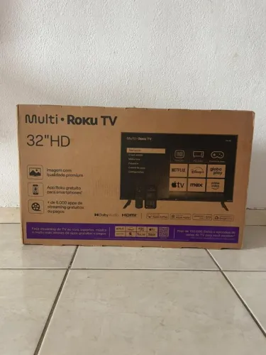 SMART TV MULTI 32" ROKU - QUALIDADE E ENTRETENIMENTO NA SUA CASA!