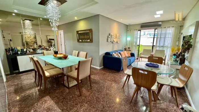 Apartamento com 3 dormitórios à venda, 122 m² por R$ 690.000,00 - Meireles - Fortaleza/CE