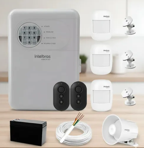 Kit alarme para sua loja , instalado 