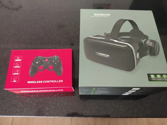 Vendo controle para jogar no celular e óculos de realidade virtual VR