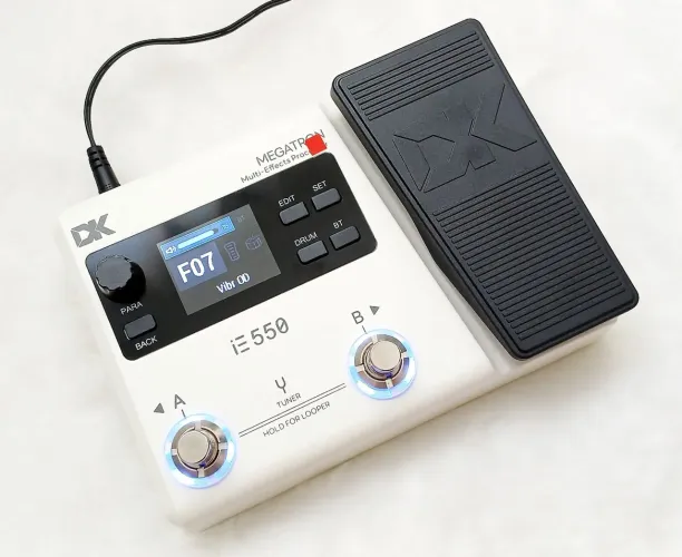 Pedaleira Guitarra e Baixo DK IE-550 na Caixa