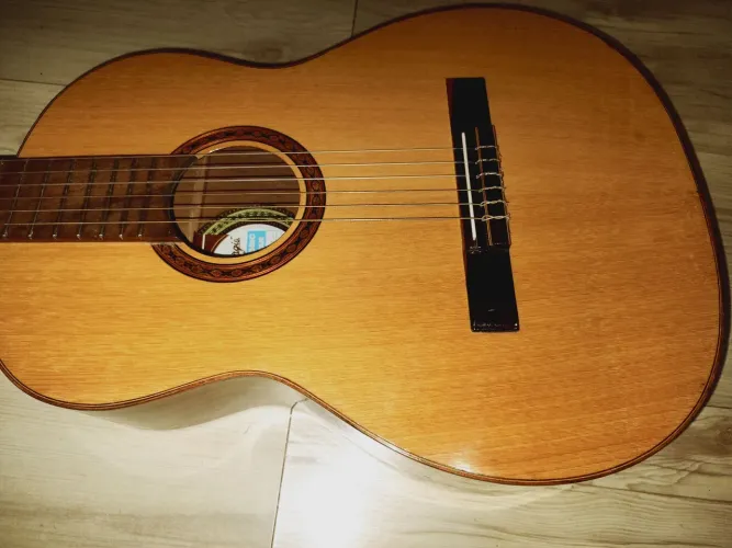 Violão Di Giorgio clássico número 28, ótimo estado rastilho de osso