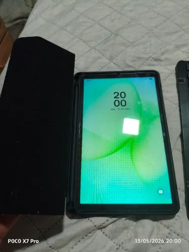 Tablet Samsung a11 + capa + película + cartão sd 64gb + teclado e mouse
