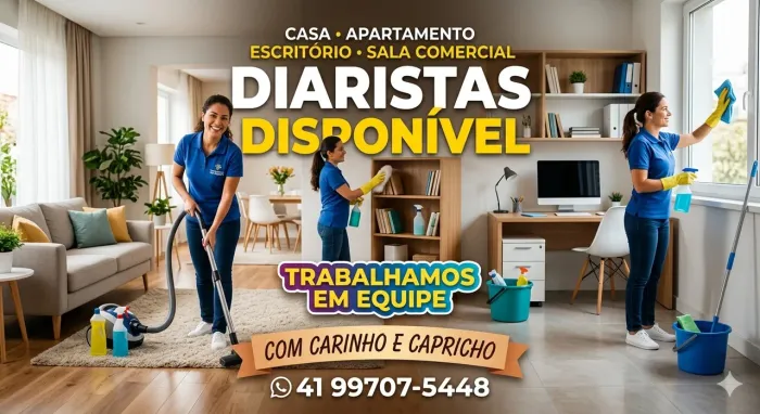 Diarista disponível 