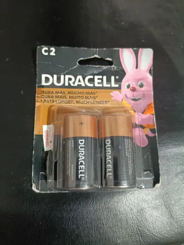 Pilha Duracell C2 com duas unidades lacrado