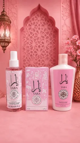 Kit Yara Perfume, Body Splash e Idratante