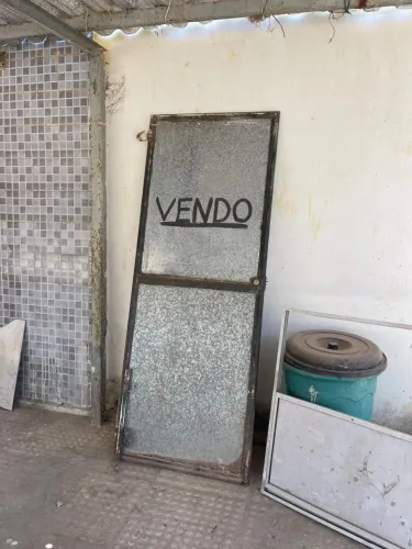 Portão - chapa de ferro