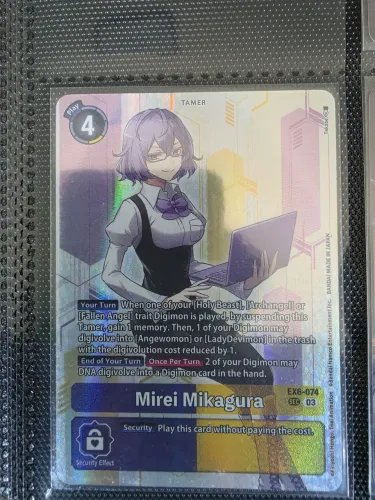 Digimon card Mirei Mikagura (EX6-074)
