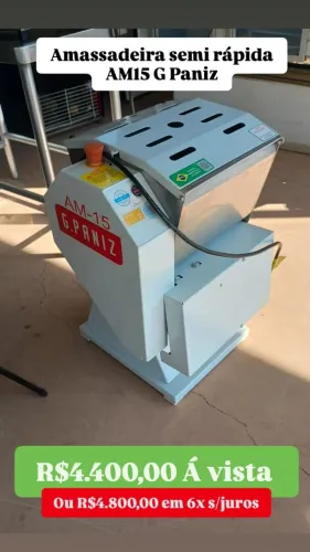 AMASSADEIRA 15KG SEMI RAPIDA GASTROMAQ USADA