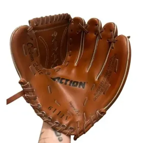 Luva de Baseball Couro Legítimo Action 6111V Vintage