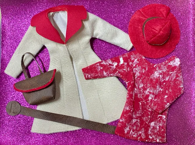 ROUPINHA para boneca Barbie Estrela passeio 