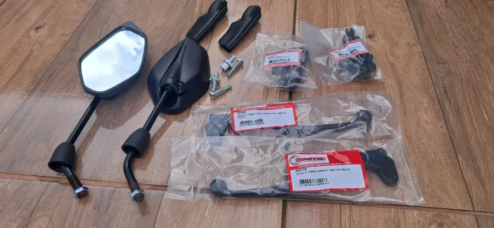 Kit retrovisor manete manicoto yamaha ybr fazer 150
