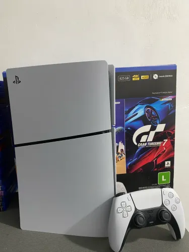 Ps5 slim digital com caixa 