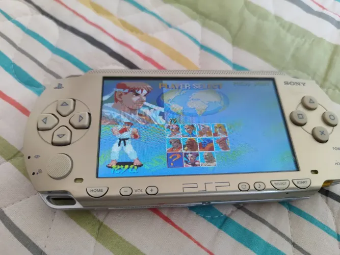 PSP 1000 DOURADO CHAMPANHE DESBLOQUEADO 
