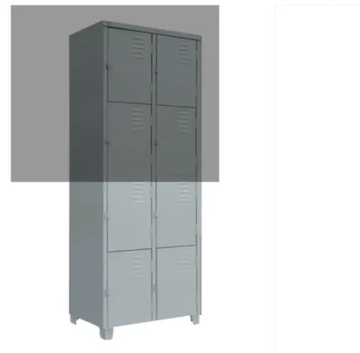 armário para vestiario com 8 portas