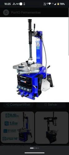 Desmontadora de pneu 220 volts monofásica