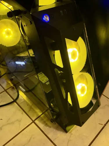 Pc gamer rtx 4060 ti oc classic, 1tb de armazenamento ryzen 5 5600 16gb de ram