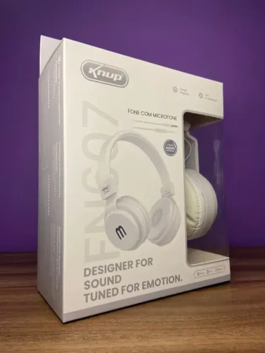 Fone de ouvido Headphone Bluetooth KP-FN607 Knup an2