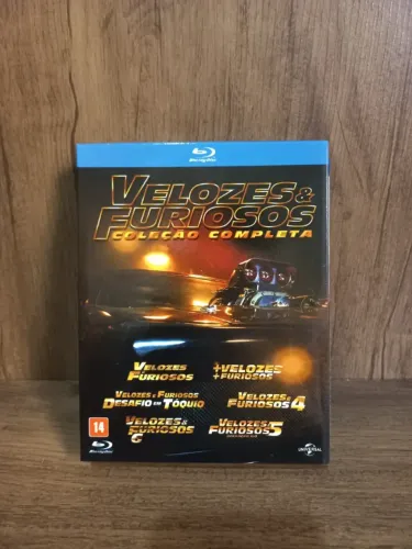 Box Blu-ray Coleção Velozes E Furiosos 8 Filmes