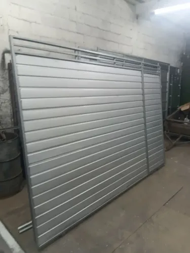 Portão correr top galv novo completo pt entrega 