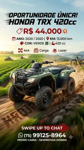 HONDA TRX 420cc (2020/2020)