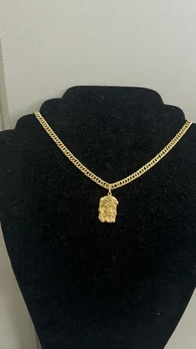 Corrente Groumet de ouro 18k procedência garantia eterna