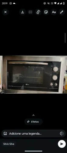 Forno elétrico de embutir 220v