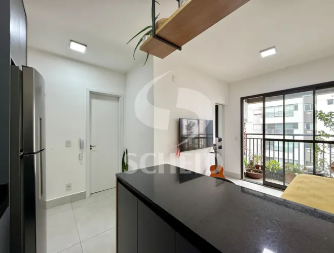 Apartamento mobiliado para locação em Jardim Prudência com 1 quarto, 29m²