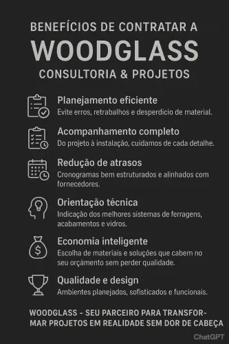 Consultoria móveis planejado e vidraçaria