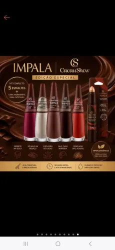 Esmalte Impala Cacau Show