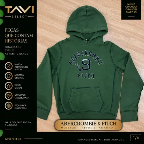 Abercrombie & Fitch - Moletom com Capuz