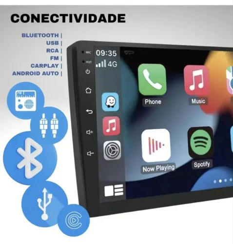 Central multimídia winteck 7 polegadas