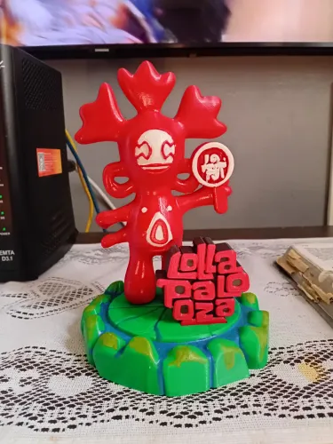 Lollapalooza boneco diorama