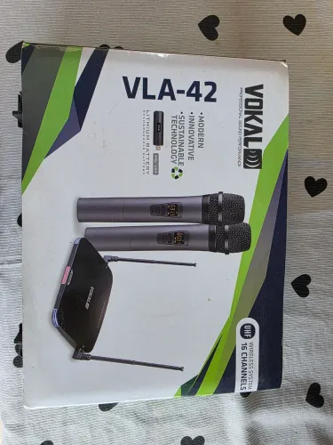MICROFONE PROFISSIONAL VOKAL VLA-42 ZERADO